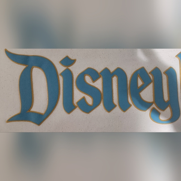 *NWT* Disneyland California Adventure XL White Spirit Jersey Glitter Sparkle NEW - Picture 8 of 10